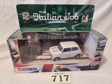 Corgi model 04441 - The Italian Job White mini with driver figure and gold bars