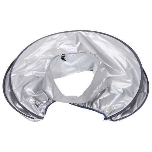 Silver hair steamer cap for - silver,