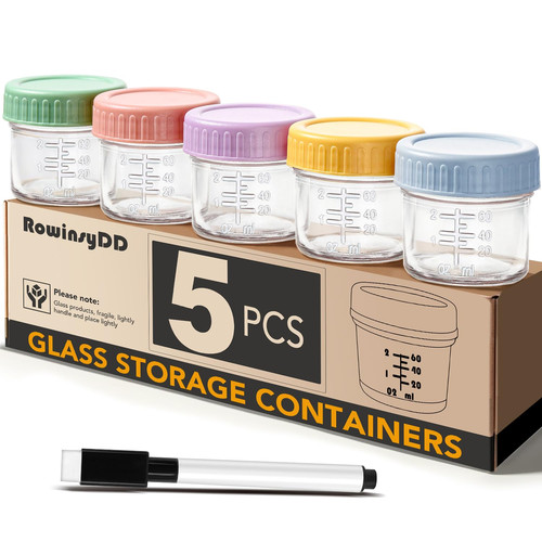 Pack glass baby - 5, food