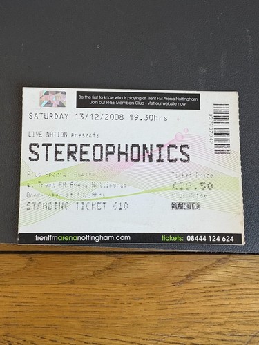 Stereophonics concert ticket - concert,