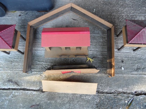 1960s playcraft wooden fort - 1960s,