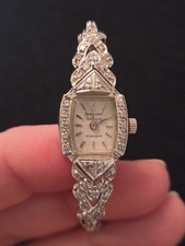 Antique 14K White Gold 17