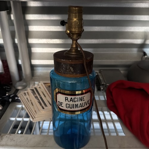 Vintage french apothecary jar - apothecary,