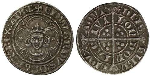 Edward groat new coinage - edward,