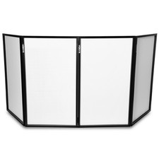 Vonyx DB5 Foldable DJ Screen - 4 Panel Scrim Facade Booth for Events