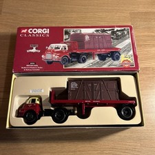 Corgi 20301 Br Rail Bedford S Platform Trailer & Railway Container Load - NEW