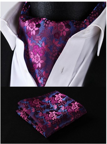 Men cravat ascot - tie, set