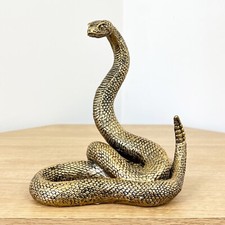 Snake Ornament Statue Figurine Sculpture Home Decor Accessories Animal Reptile
