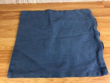 Blue Cord Fabric Cushion Cover 