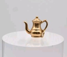 Vintage Coffee Tea Pot Charm Pendant - 9ct Yellow Gold Necklace /bracelet Gift