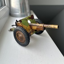 Hausser Tinplate Mobile Anti-Tank Gun Cannon Vintage 1930s Pre-War Germany
