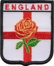 England St George Rose Embroidered Patch