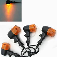 Black LED Metal Round Stalk