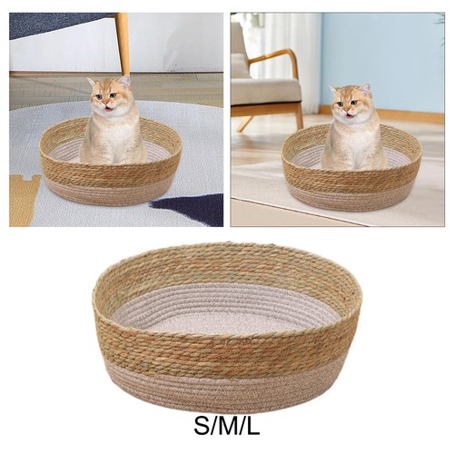Cat bed wicker - cat,