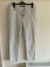 J.R.B Golf Trousers. Ladies. Light Grey. Slim Leg. Size 14