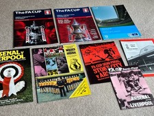 8 Arsenal FA Cup Semi-Final match programmes 1971 to 2004, various opponents etc