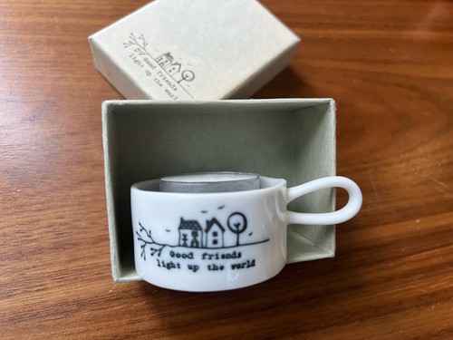 Porcelain tea light - tea,