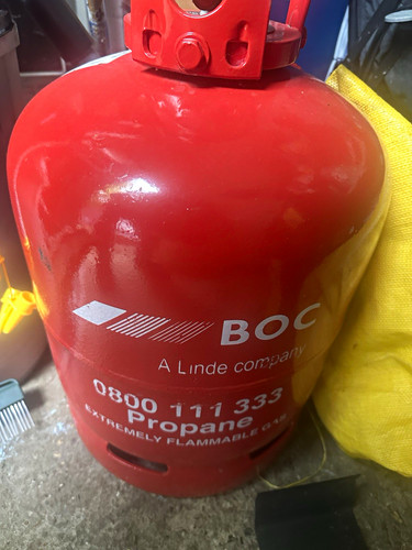 Boc propane gas bottle - boc,