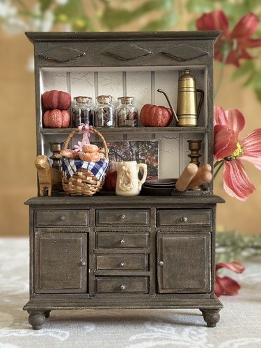 Dolls house rustic farmhouse - dolls,