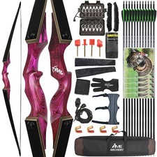 60" Takedown Longbow Set