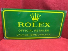 Large Vintage Enamel Sign