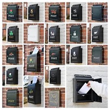 Wall Mounted Postboxes in a range of designs & finishes