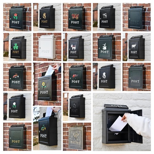 Wall mounted postboxes - wall, a