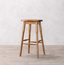 VINTAGE STYLE BAR STOOL WOODEN