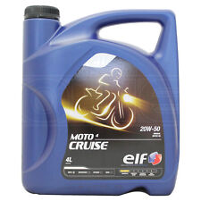 ELF MOTO 4 Cruise 20W50 Four Stroke Mineral Motorcycle Engine Oil 4L 4 Litres