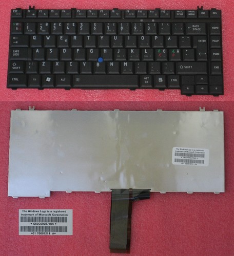Qwerty keyboard nordic - qwerty, toshiba