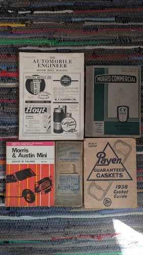 Old automobilia magazine and - automobilia,
