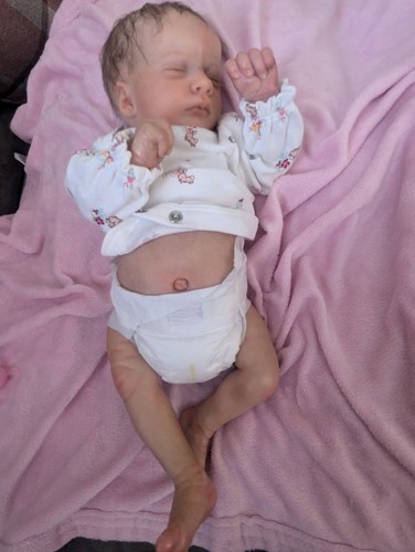 Realborn baby ashley asleep - baby,