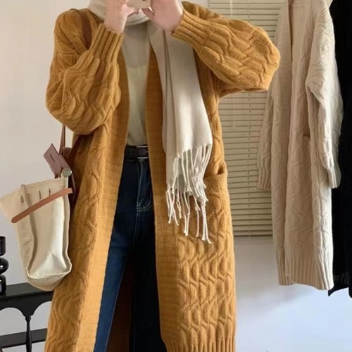 Women long cable knit - women’s,
