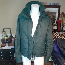 Mens Superdry Professional Windcheater Jacket size small dark green 