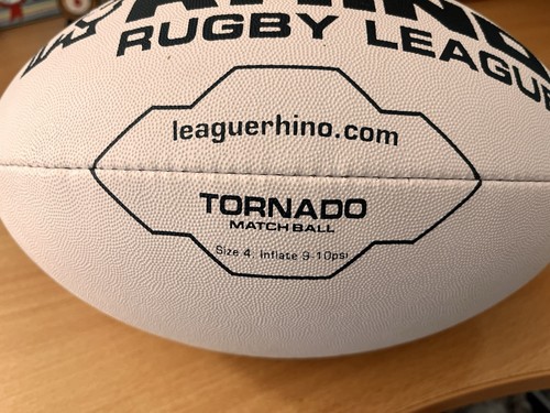 Rhino rugby match balls - size, 4