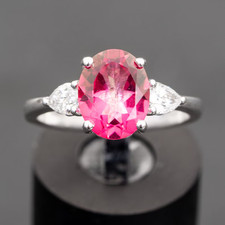 3.50 Ct Natural Pink Topaz &