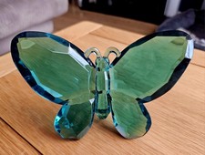 Gorgeous Turquoise Blue Glass Effect Butterfly - 3D Ornament Home Decor, Gift ?