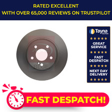 2x Brake Discs Pair Solid fits