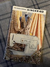 Singer 413 Vintage Sewing Machine Pamflet
