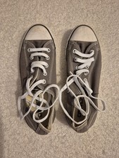 Women’s Converse All Star Khaki Green Lace Up Low Top Trainers Size 3 Never Worn