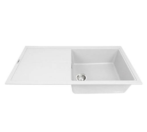 Single bowl white composite - bowl,