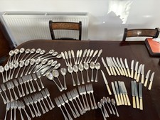 Silver plated cutlery - silver,