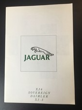 JAGUAR BROCHURE circa 1988 XJ6
