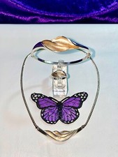 Jens J AAGAARD (JAa) Stg Silver Ripple SET〰️NECKLACE+BANGLE+RING*〰️?(Lovelinks)