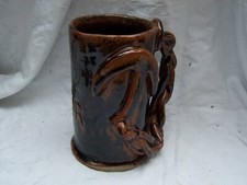 Large Heavy Stoneware Ships Anchor Tankard. The Anchor Public House?