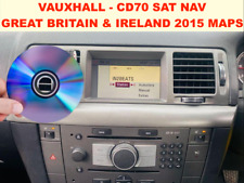 VAUXHALL - CD70 SAT NAV GREAT BRITAIN & IRELAND 2015 NAVTEQ MAPS