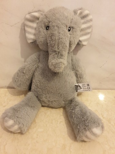 Elc grey elephant beanie plush - elc,