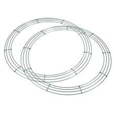 2Pcs 18" Metal Wire Wreath