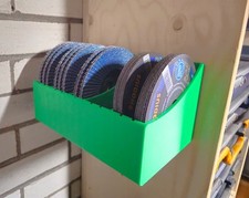 125mm Angle Grinder Disc Holder - Storage Rack for Sandpaper Grinding Wheels