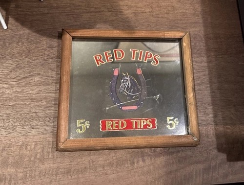Red tips vtg small framed - vtg,